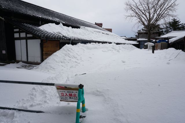 山居倉庫の通行止めについて